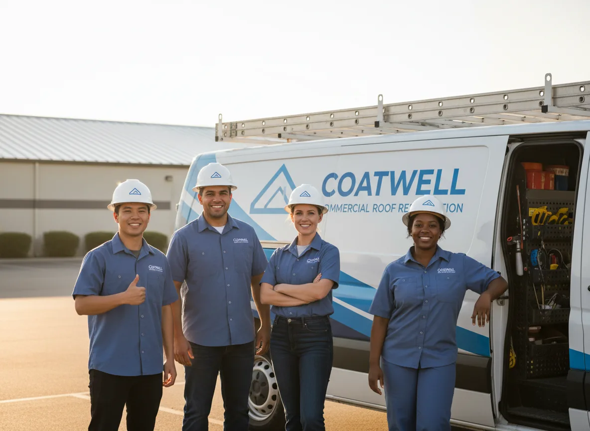 Commercial roof coating company in Thurman, IA